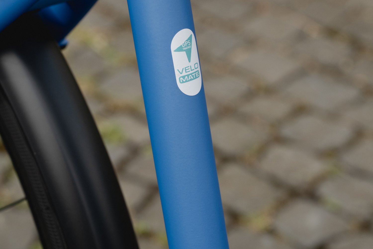 E-Bike Rahmen mit VELOMATE Sticker