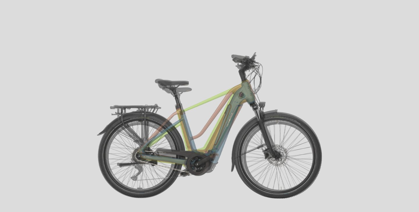 Velo de ville avec discount suspension