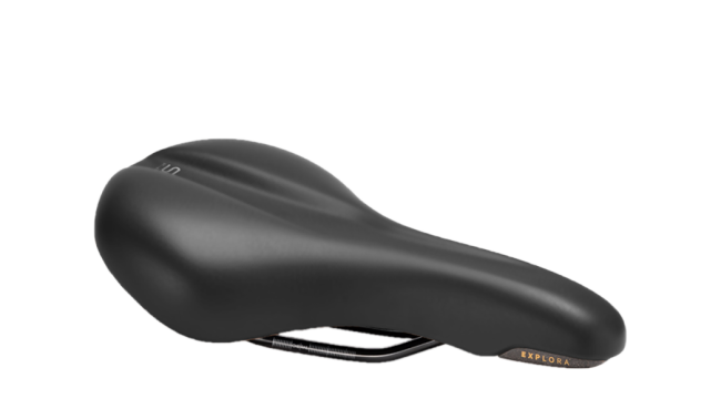 Selle avec amortisseur gel pour position cyclotourisme